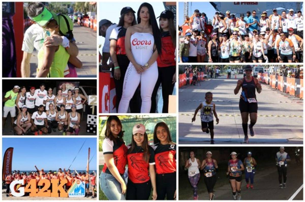 ¡Alegría, besos y bellezas! Las imágenes que dejó la sexta Maratón del Atlántico