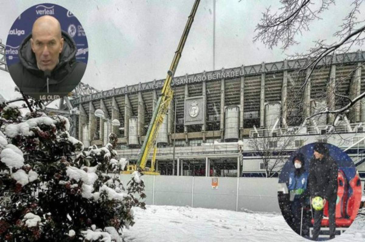 Zidane, frustrado con el clima tras empate: 'No fue un partido de fútbol, no sabemos cuando viajaremos'