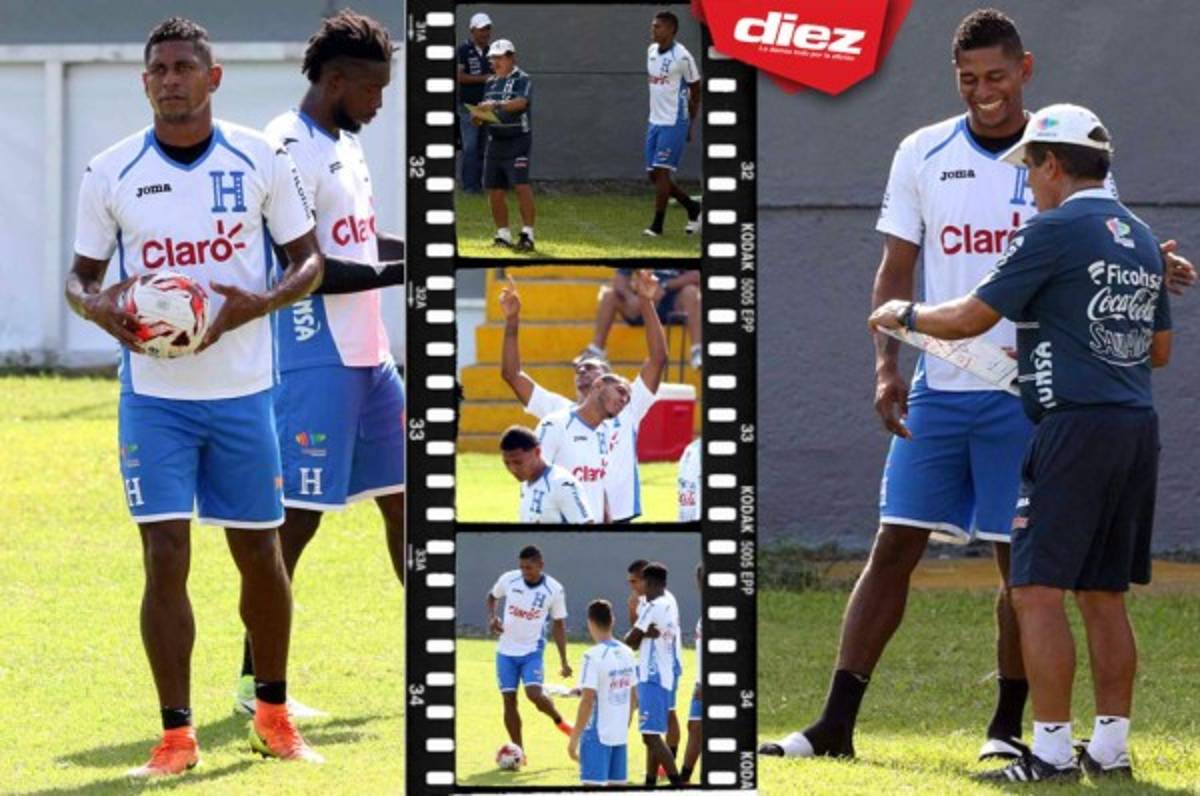 FOTOS: Carlo Costly irradia optimismo en su primer entreno con Honduras