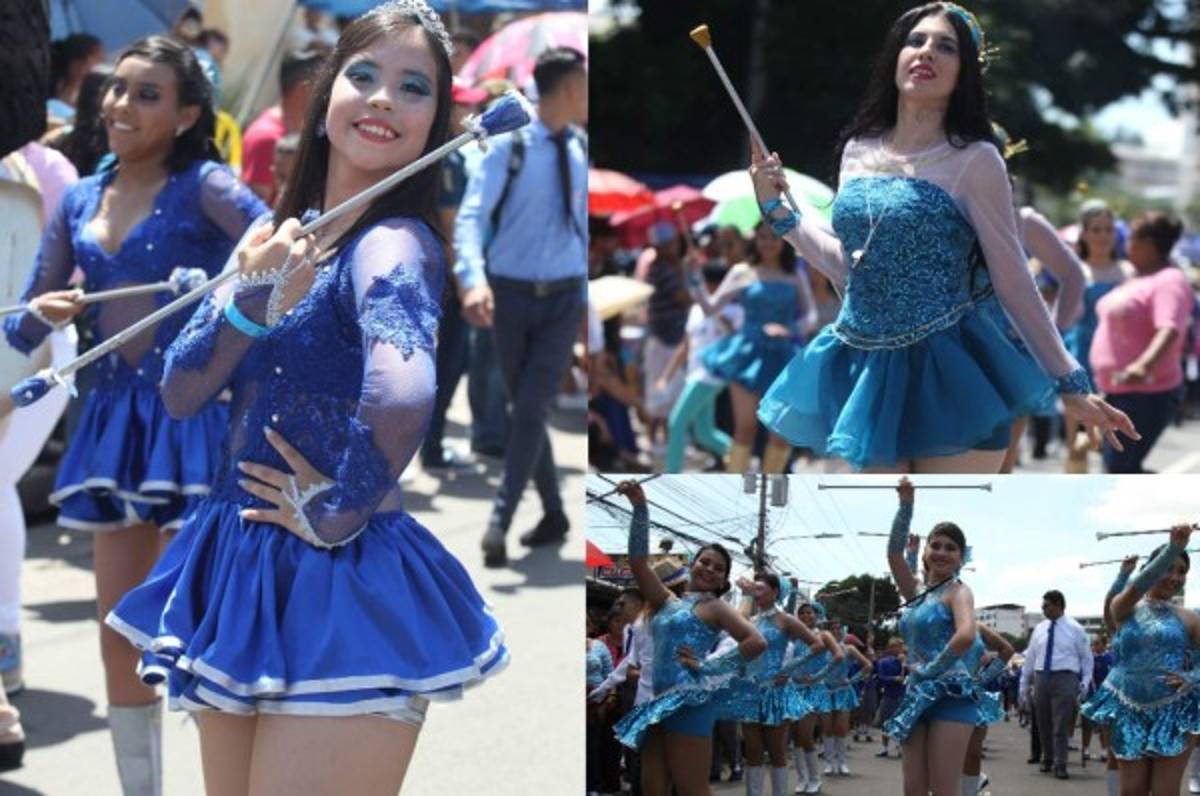 Las palillonas de Tegucigalpa que han deslumbrado en los desfiles patrios