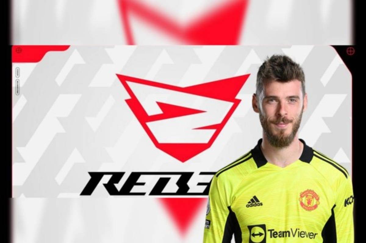 David De Gea presenta su equipo de esports: Rebels Gaming; competirán en LoL, Rainbow Six y Valorant