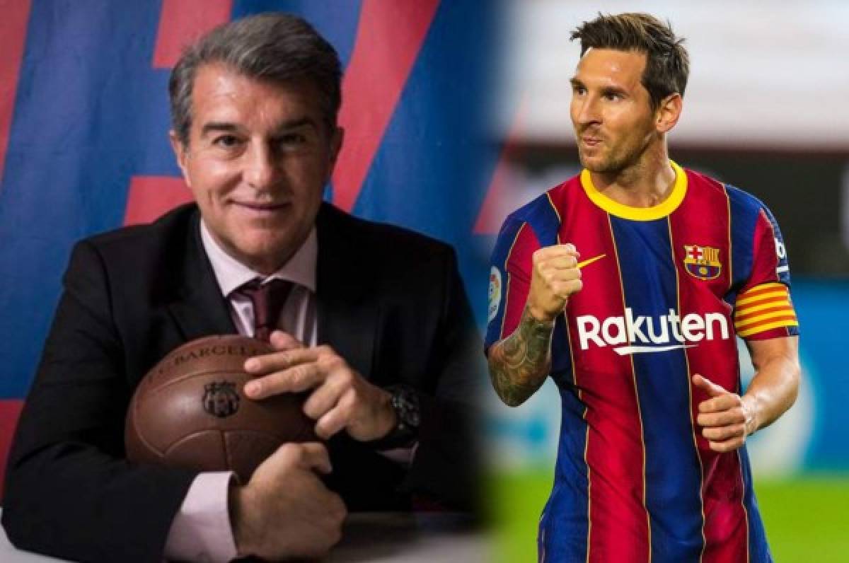 Bomba para Messi: el fichaje que ya tendría listo Laporta para el Barcelona y firmaría hasta 2023