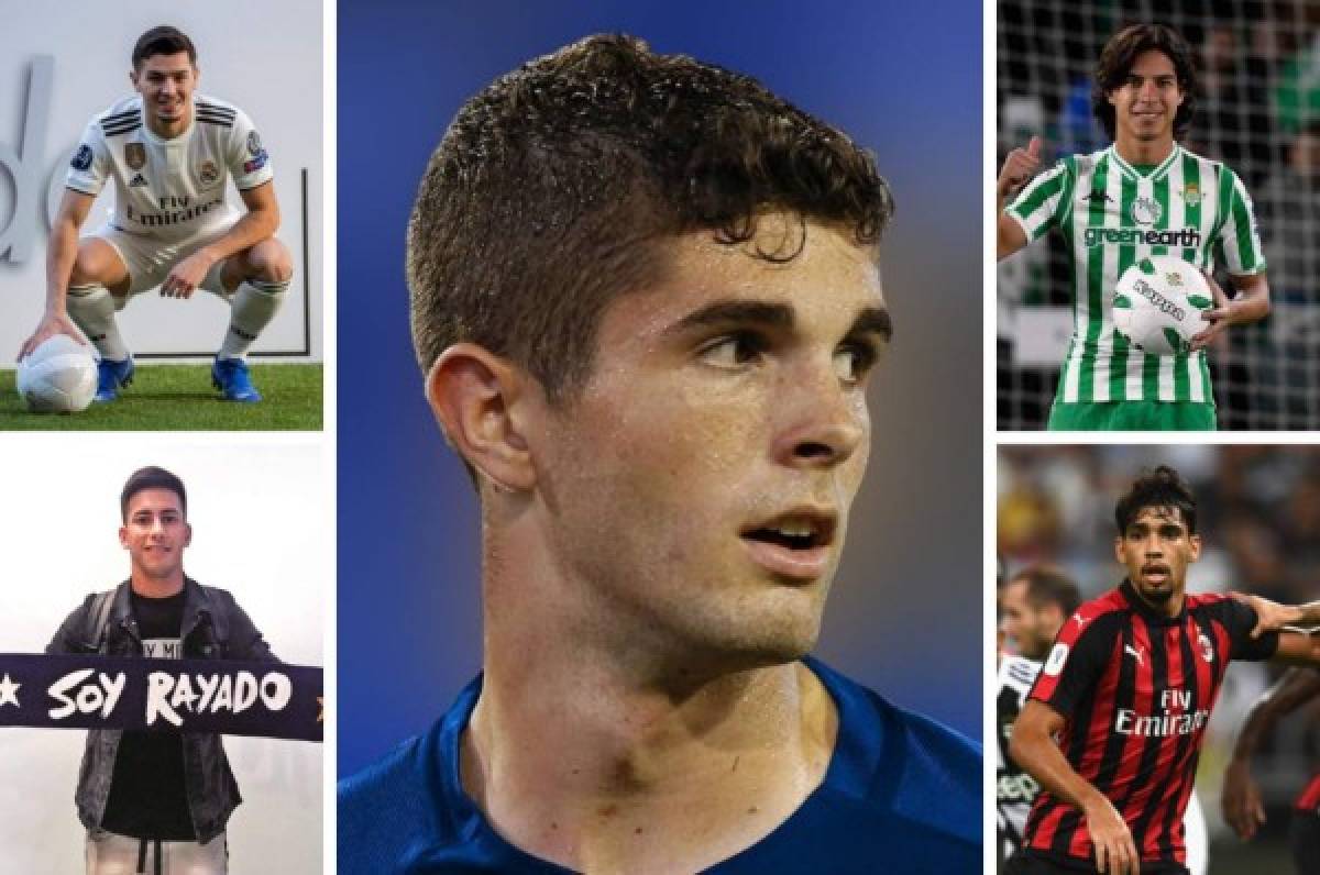 Los ventas más caras del actual mercado de fichajes en Europa, Pulisic explota los números