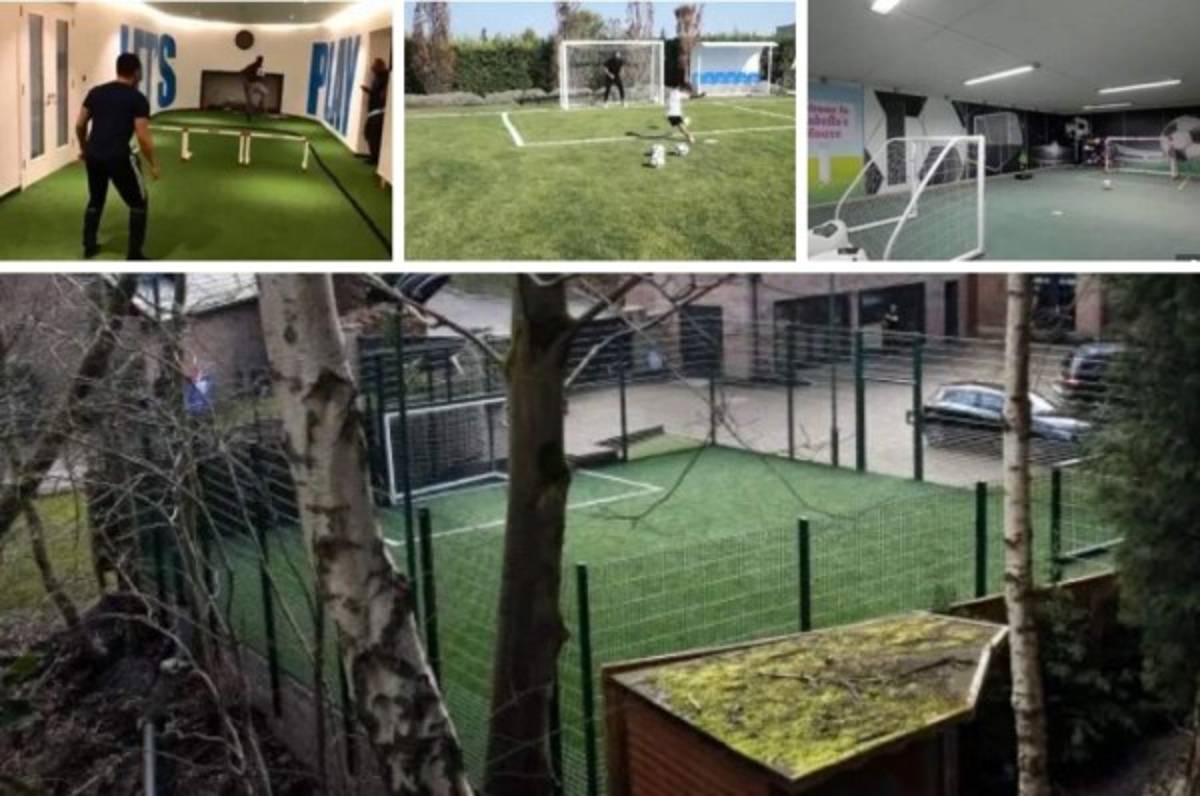 Los cracks que tienen campo de fútbol en sus mansiones para entrenar durante el coronavirus