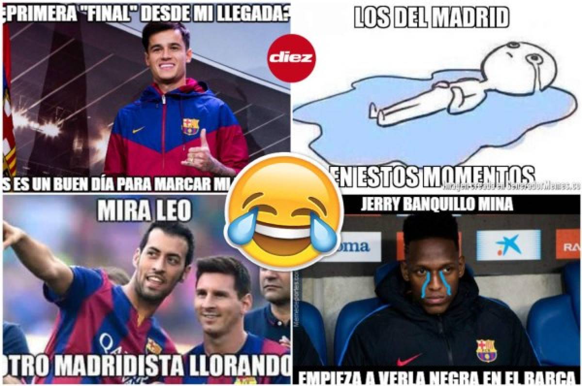 LOCURA: Acribillan al Madrid con memes por la clasificación del Barça a la final de Copa del Rey