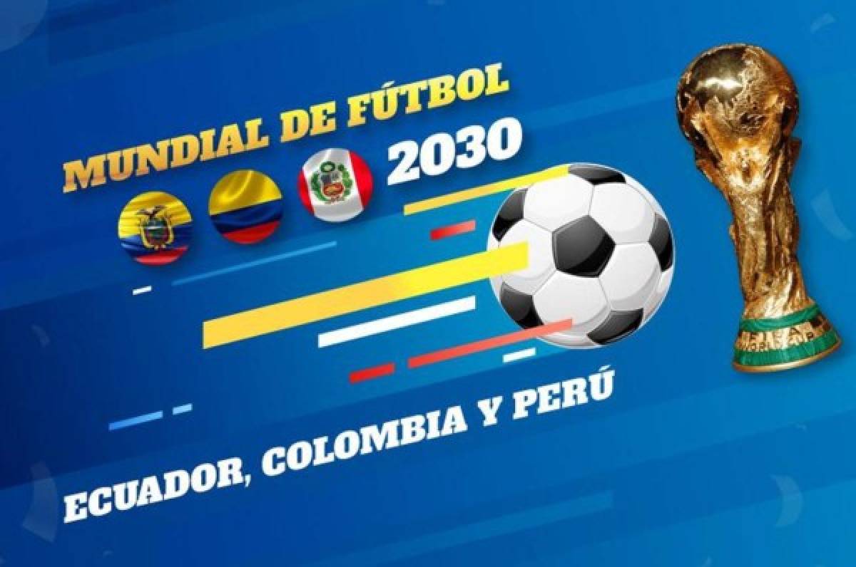 Ecuador propone a Colombia y Perú organizar en conjunto el Mundial-2030