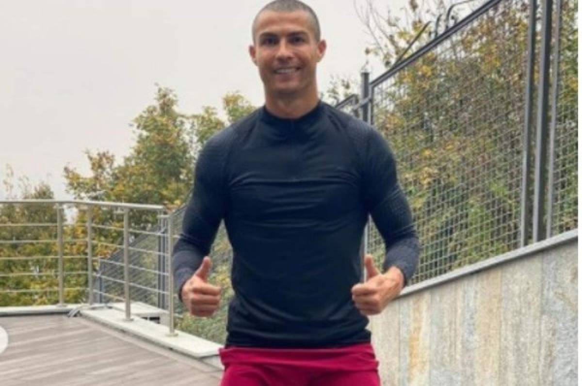 Cristiano Ronaldo y su cambio de look radical: A la cero mientras se recupera del covid-19