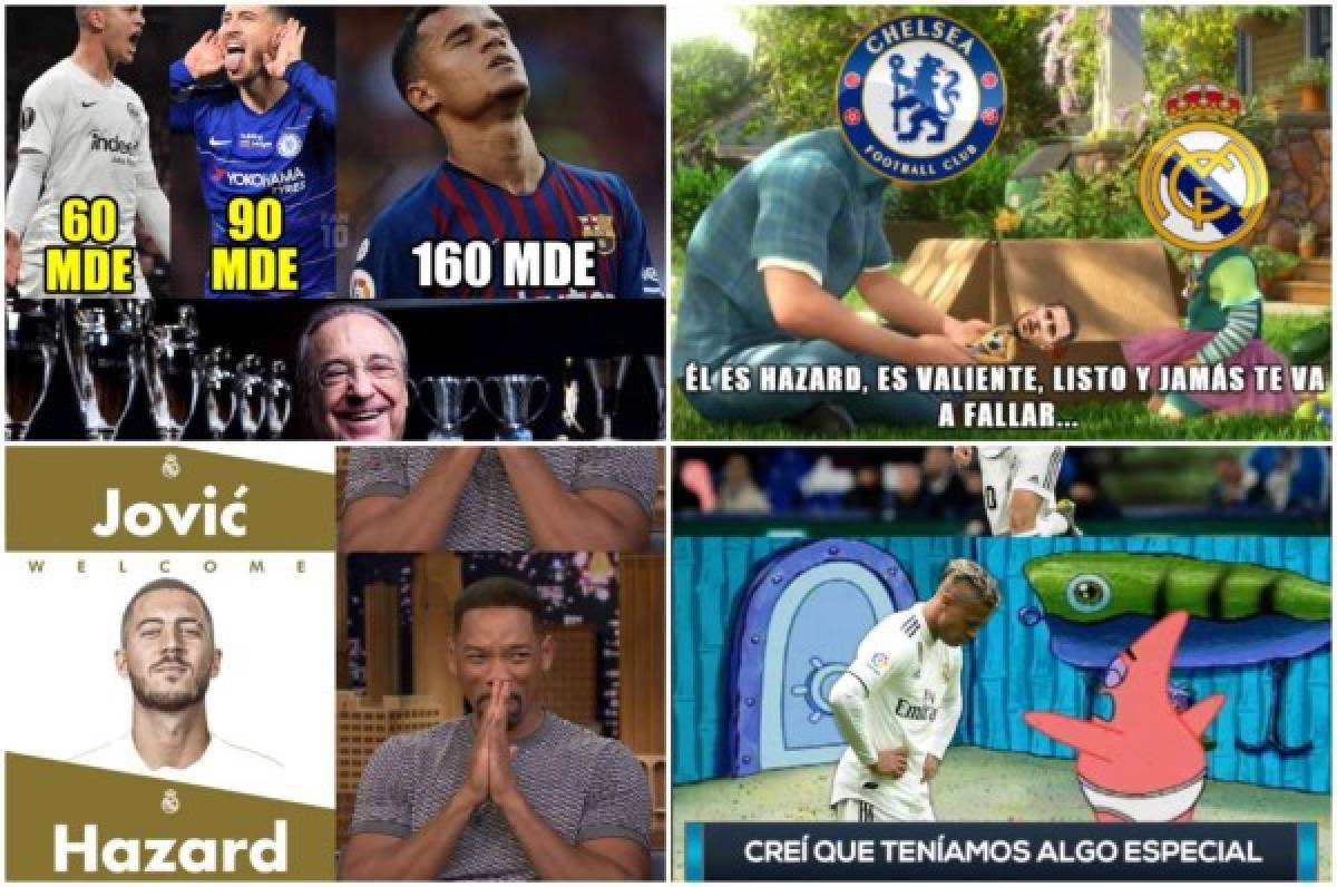 Hazard: Los memes se acuerdan del Barça tras el nuevo fichaje del Real Madrid