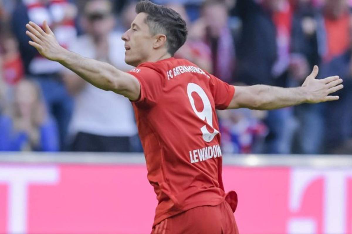 Robert Lewandowski comanda la tabla de goleadores de la Bundesliga de Alemania