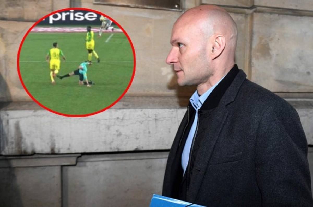 La dura sanción que recibió el árbitro que pateó a futbolista en Francia
