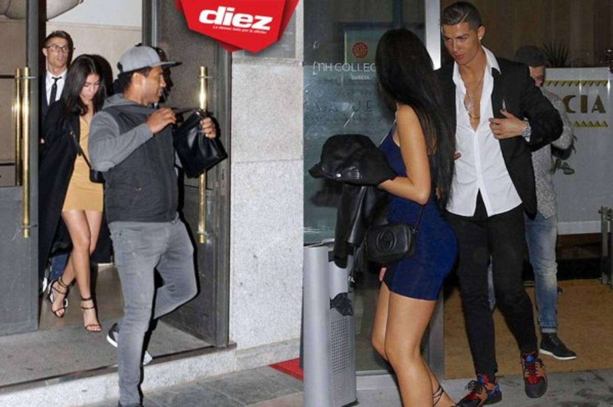 Las últimas fotografías de Cristiano con su novia ¡se la come a besos!