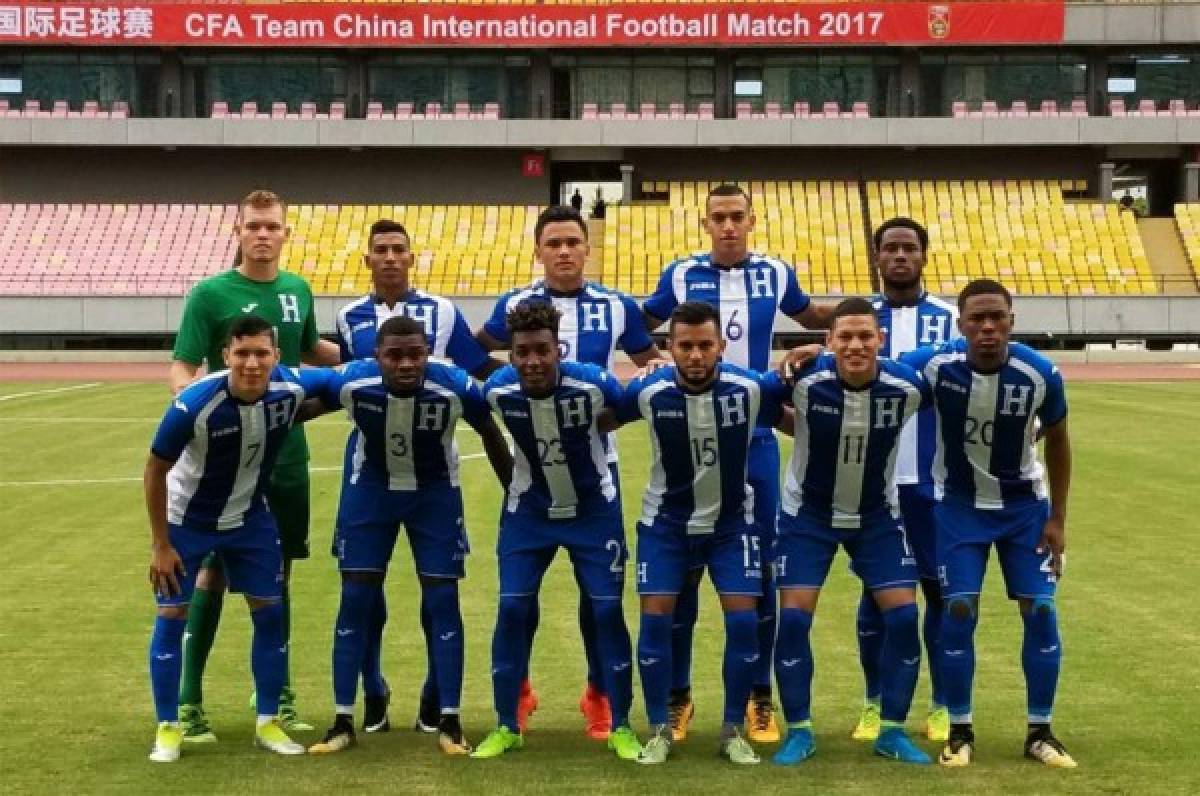 Sub-22 de Honduras derrota a China en espectacular remontada