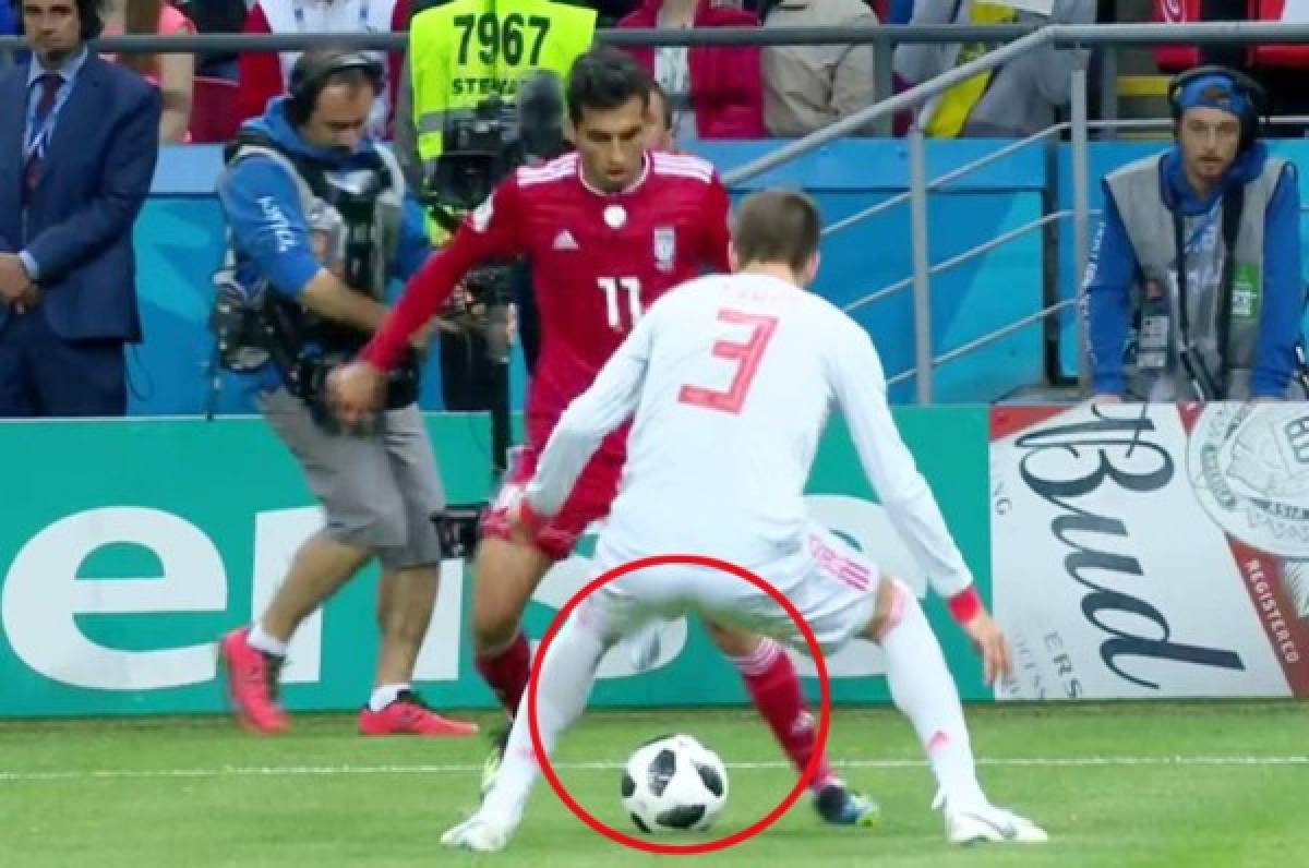 La dura humillación que sufrió Gerard Piqué en el partido contra Irán