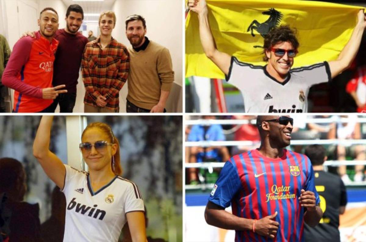 ¿A quién apoyan los famosos en el clásico Real Madrid-Barcelona?