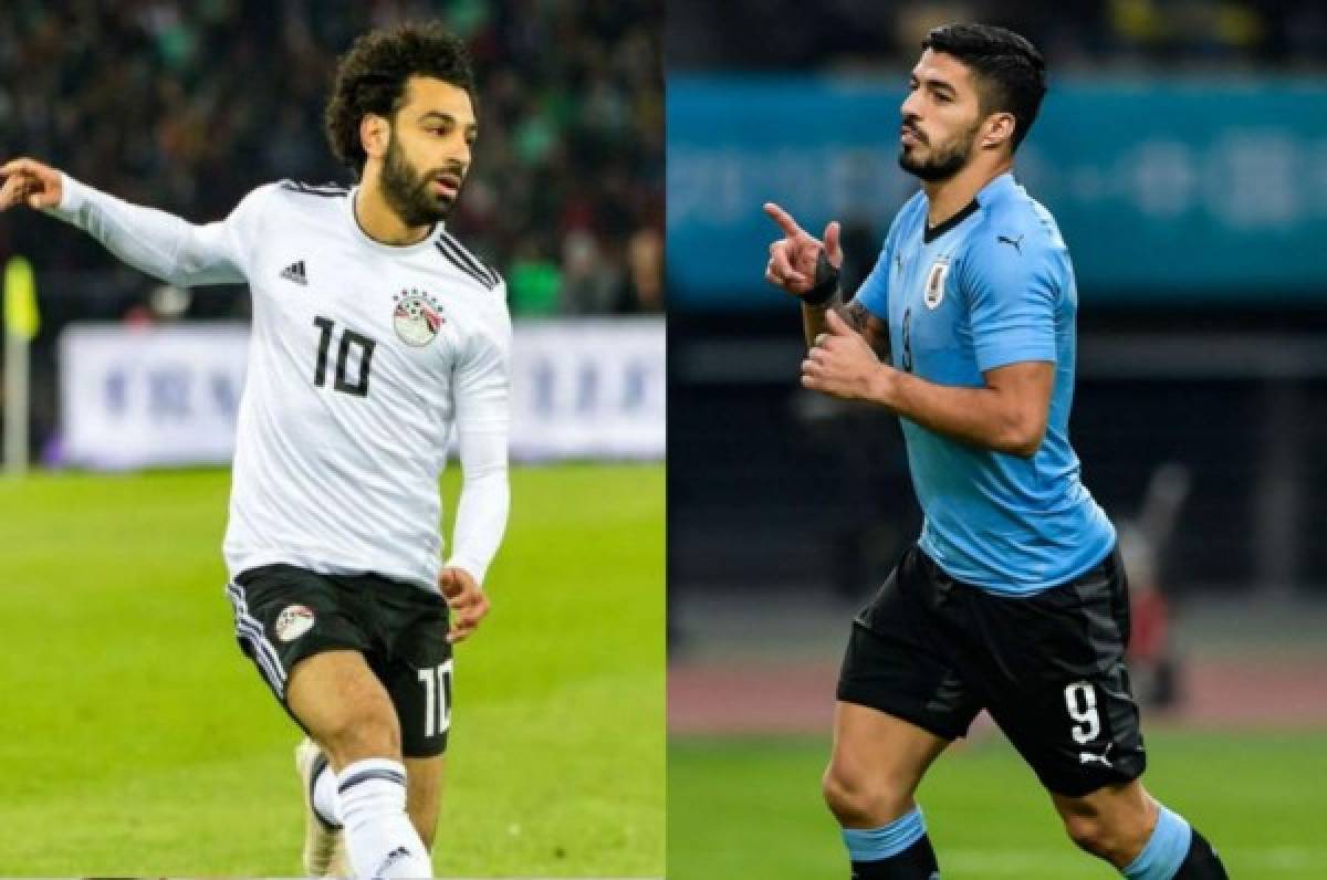 Liga Del Campeón Del Fútbol, Partido Entre Egipto V/s Uruguay Con