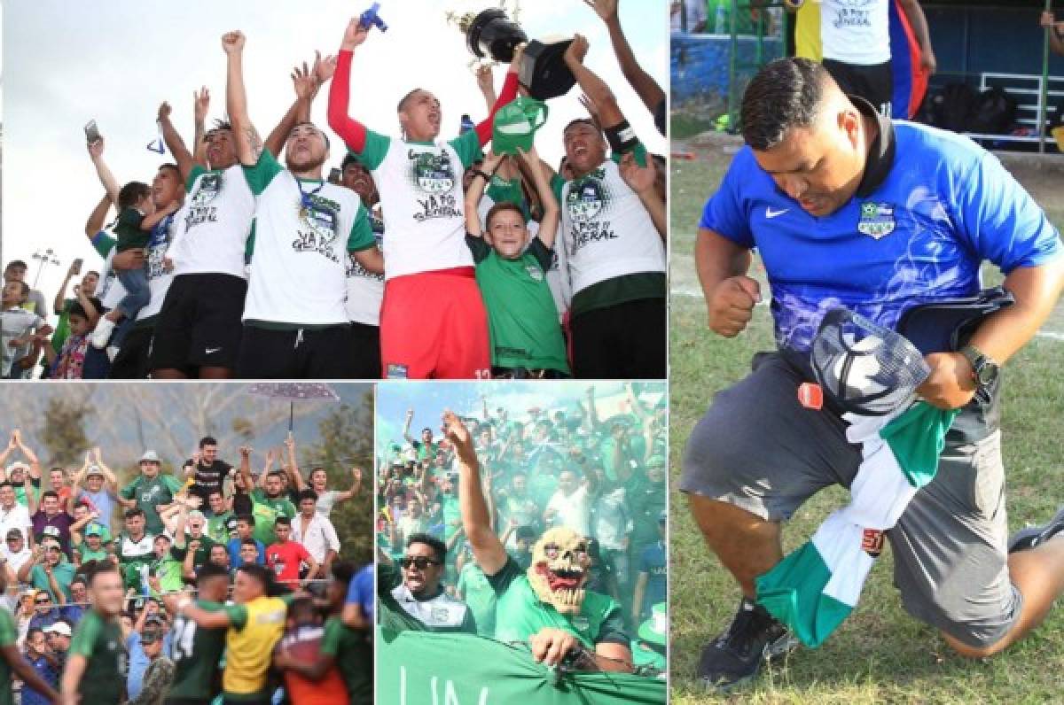 FOTOS: Así celebró Atlético Pinares su campeonato en Liga de Ascenso de Honduras