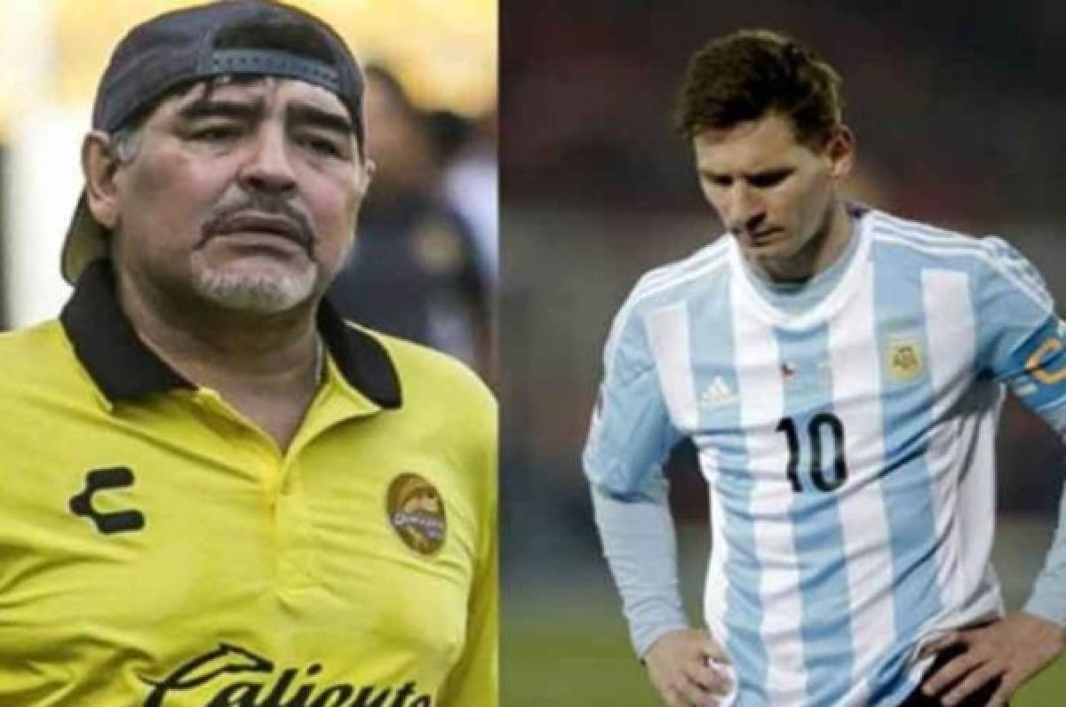 Diego Maradona pedirá perdón a Lio Messi por sus declaraciones