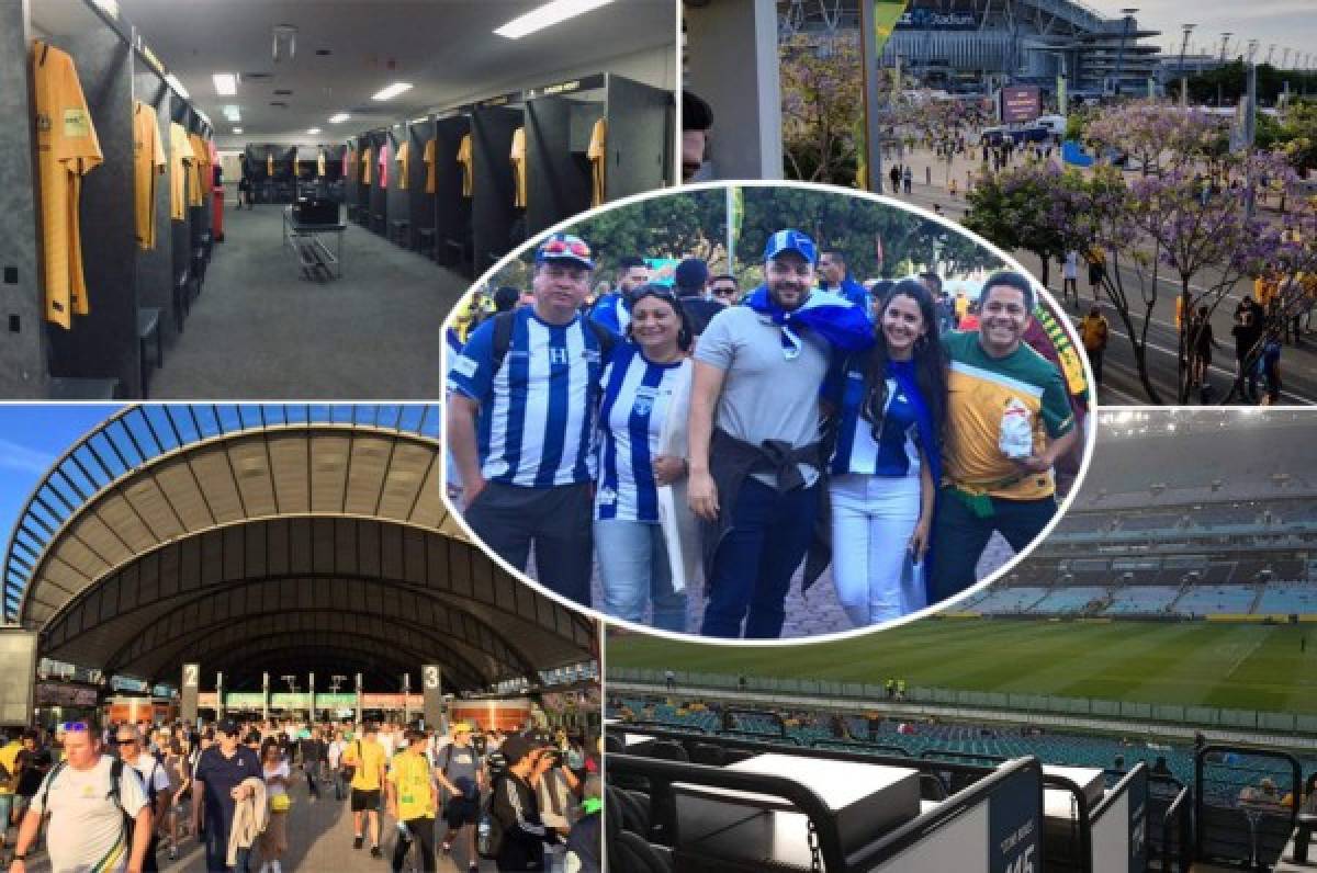 Así es el espectacular ambiente en el ANZ Stadium de Sídney para el Australia-Honduras