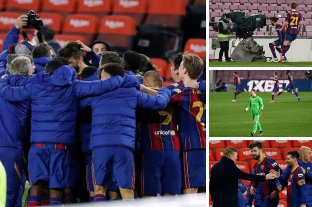 Lo que no se vio en TV: El abrazo y felicidad de Messi tras la remontada ¿Y si ya no se va del Barcelona?