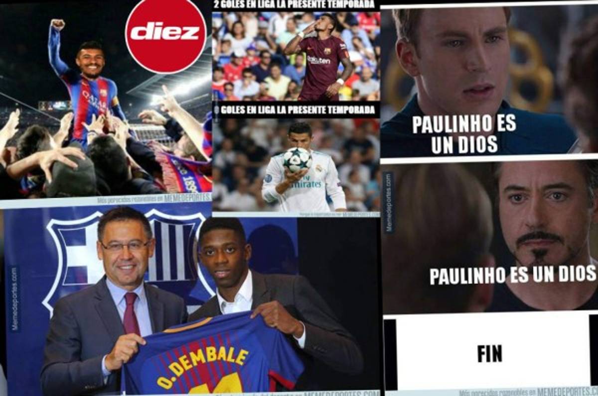 Paulinho, blanco perfecto de los memes que dejó el Barcelona-Eibar