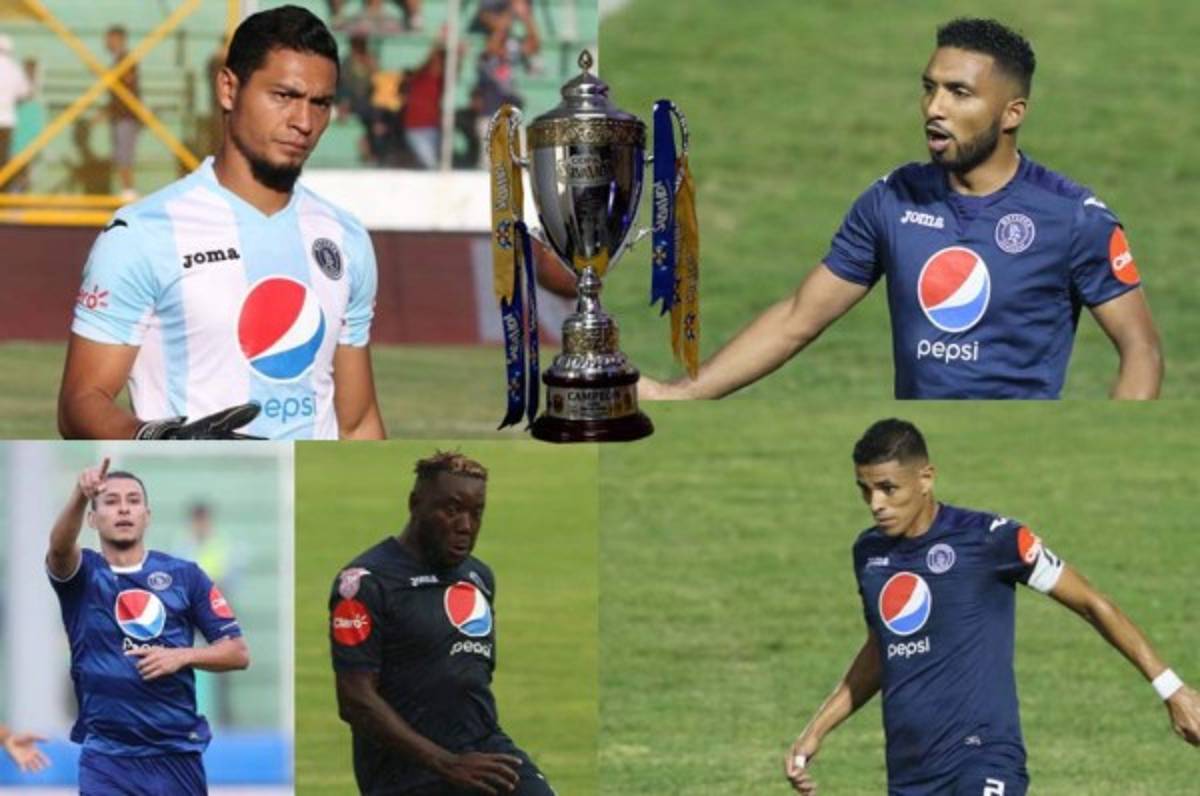 Los jugadores del Motagua que tienen más títulos en Liga Nacional