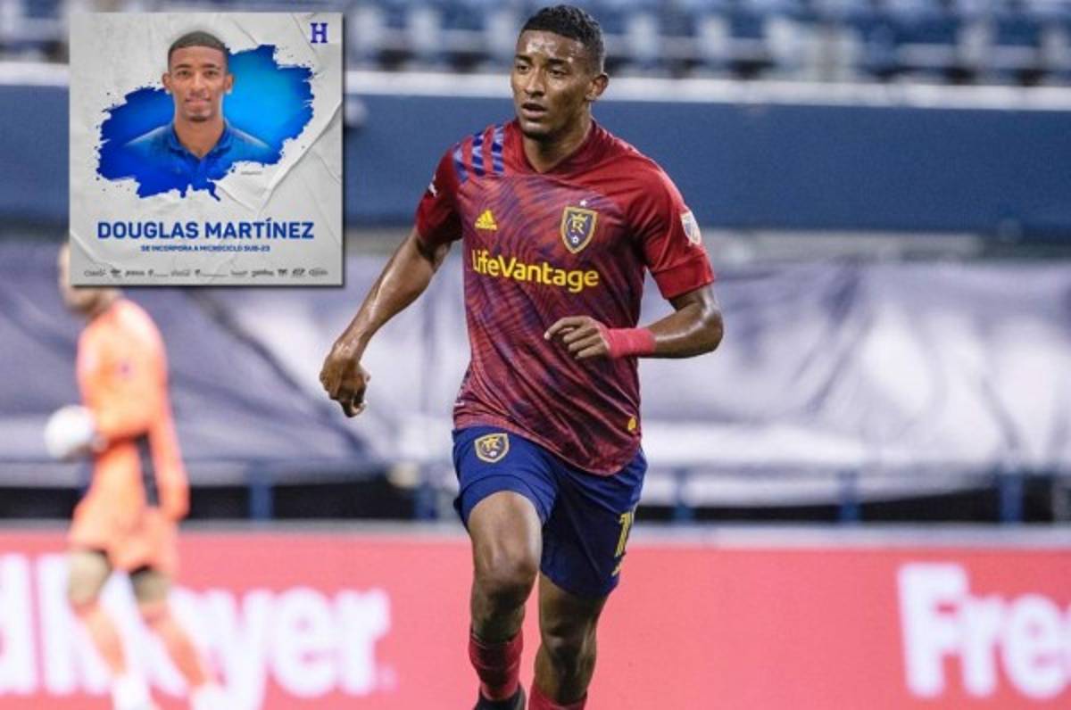 Douglas Martínez se suma a la convocatoria para microciclo de la Selección Sub-23 de Honduras