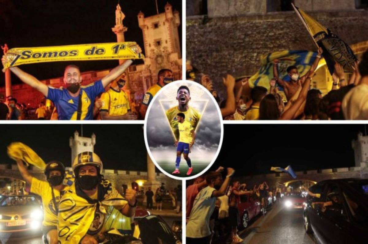 Locura total: Así festejaron los aficionados el ascenso del Cádiz y Choco Lozano en España ¿Y el COVID-19?   