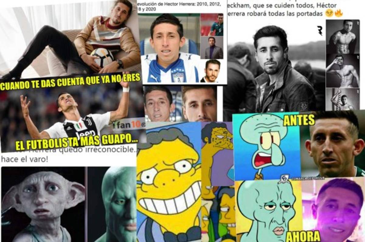 ¡Héctor Herrera es acribillado con memes tras sus cirugías plásticas!