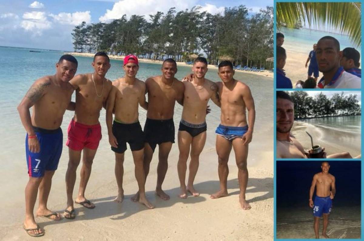 ¡Buen relax! Así disfrutaron de Roatán los jugadores del Olimpia