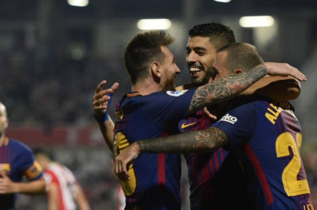 El FC Barcelona supera al Girona y sigue de líder con marca perfecta