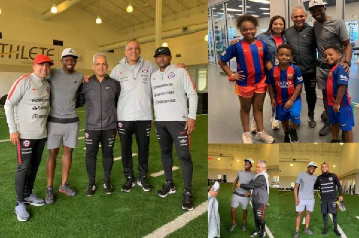 ¡Momentazo! La visita de Boniek García a la selección de Chile de Reinaldo Rueda