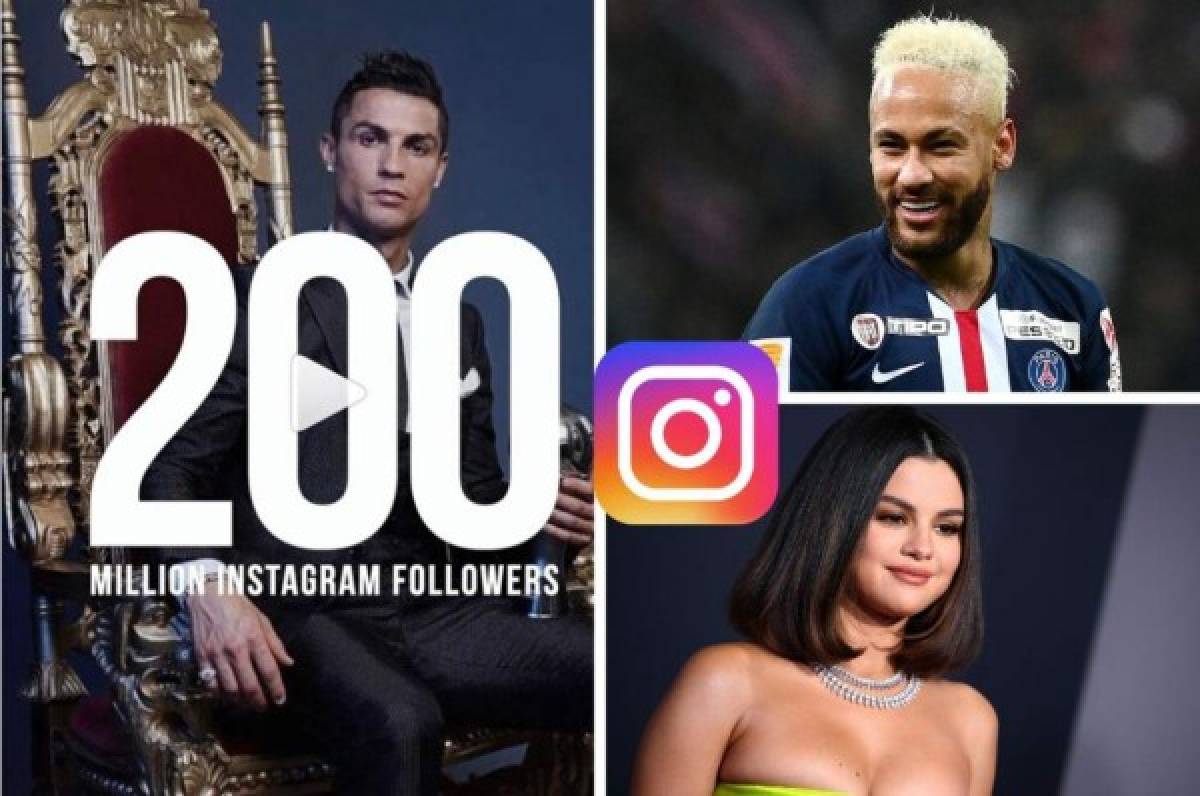 Los más seguidos: Cristiano Ronaldo, la primera persona en llegar a 200 millones en Instagram