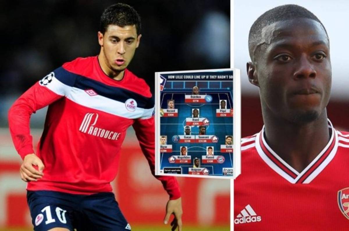 Con Hazard: El equipazo de 360 millones que tendría el Lille si no hubiera vendido a nadie