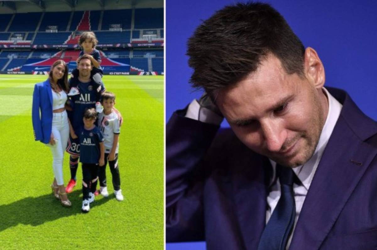 Messi se confiesa tras fichar por el PSG: la tristeza de Antonela y sus hijos por dejar Barcelona y cómo los convenció