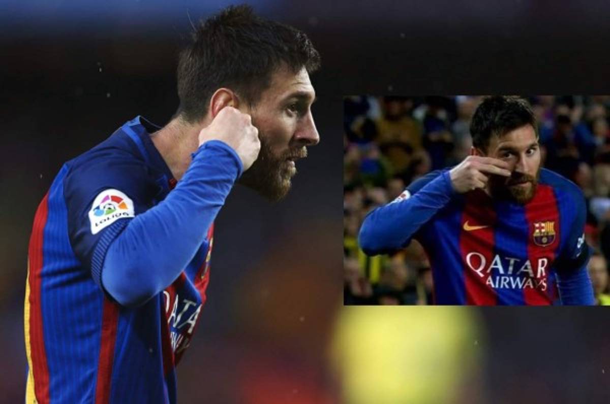 Messi dedica su primer gol a la lucha contra el cáncer infantil