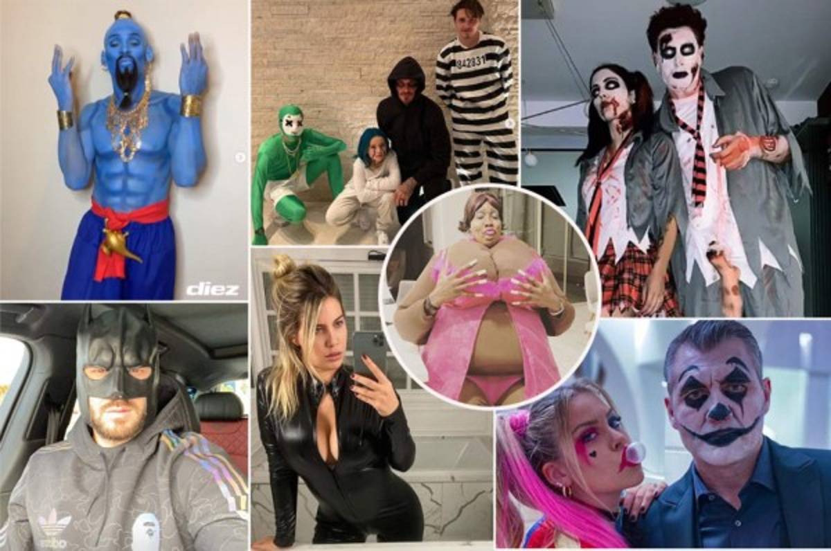 Halloween 2019: Las grandes locuras de los deportistas y Wanda Nara incendió las redes