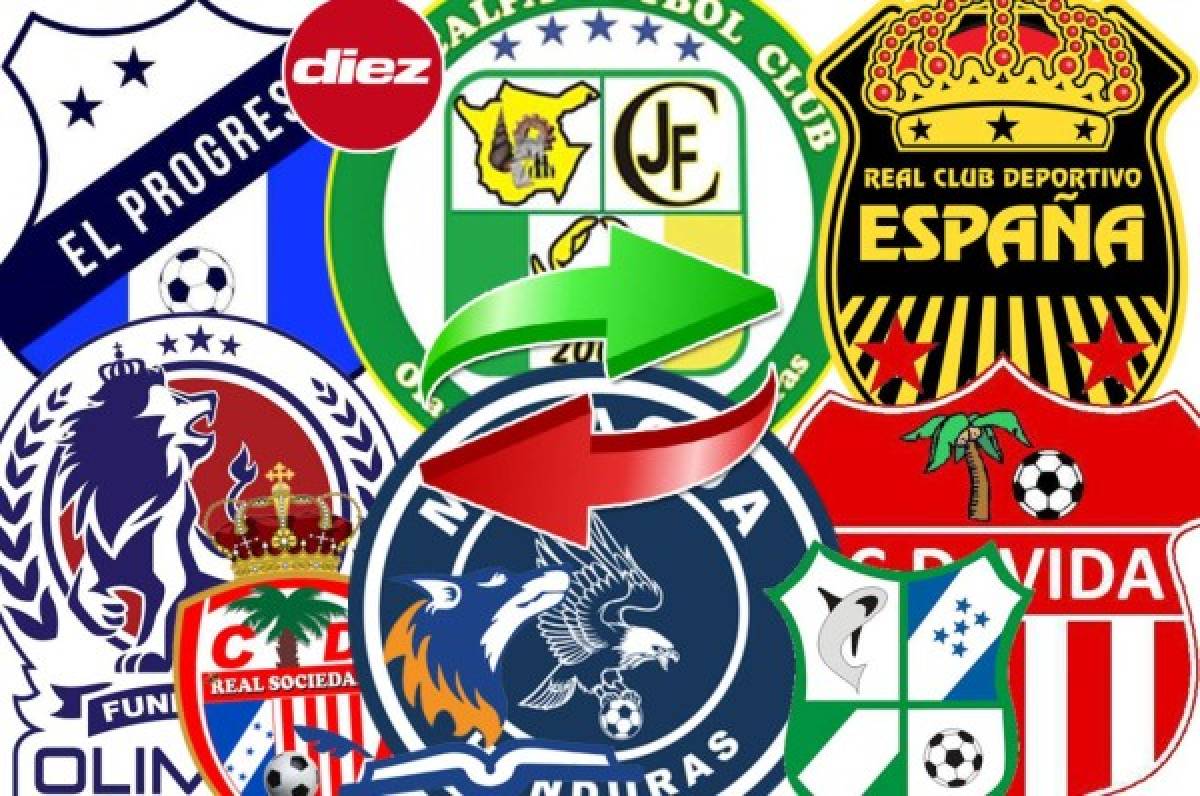 ALTAS Y BAJAS: Así se reforzaron los clubes hondureños para el Clausura-2018