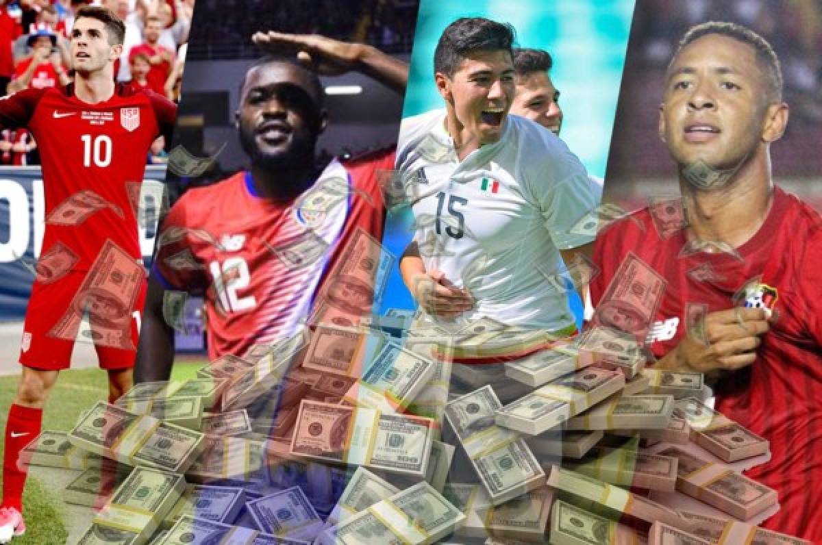 Conoce los jugadores más caros que estarán en la Copa Oro 2017