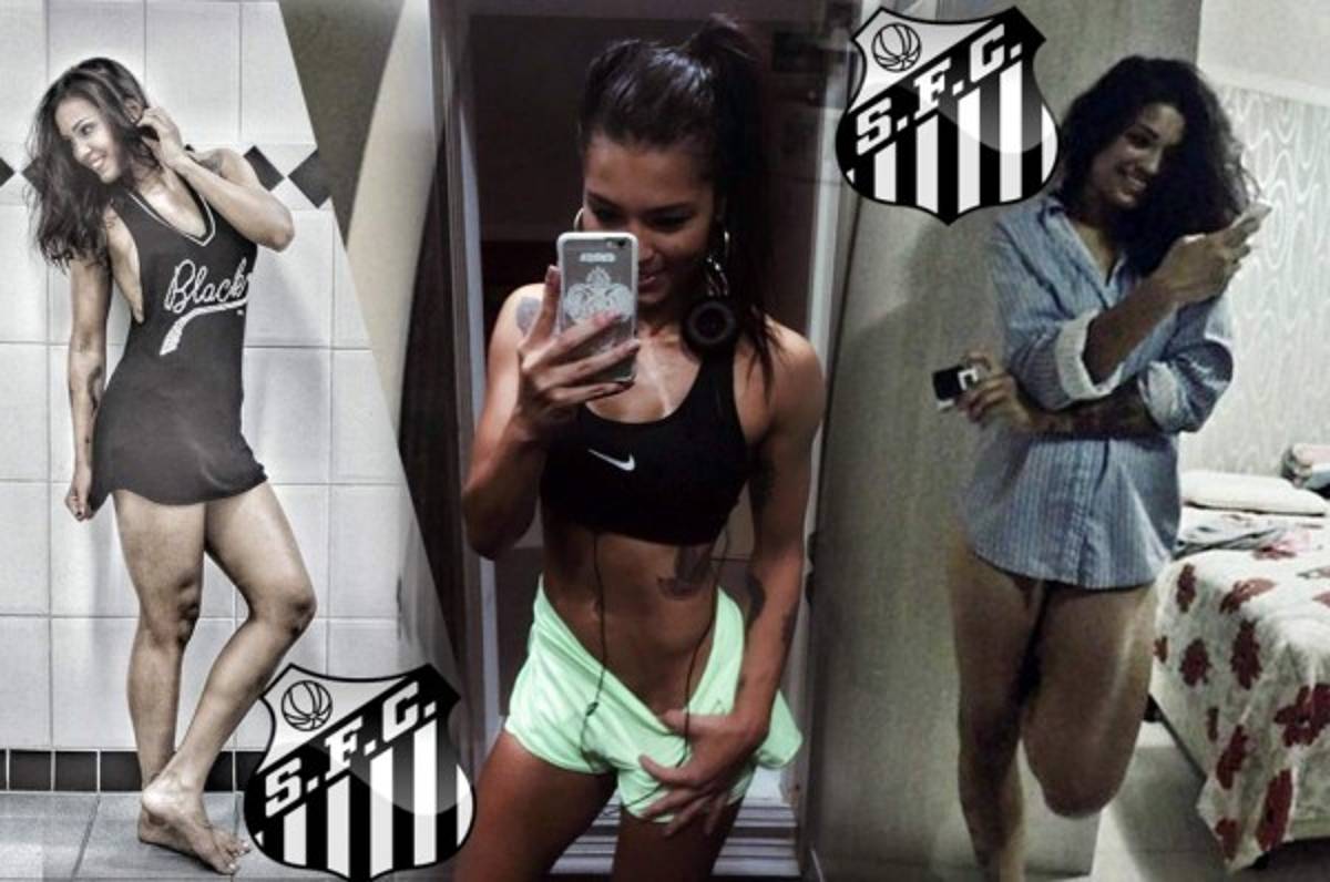 ¡EXPLOSIVA! La futbolista del Santos de Brasil con cuerpo de súper modelo