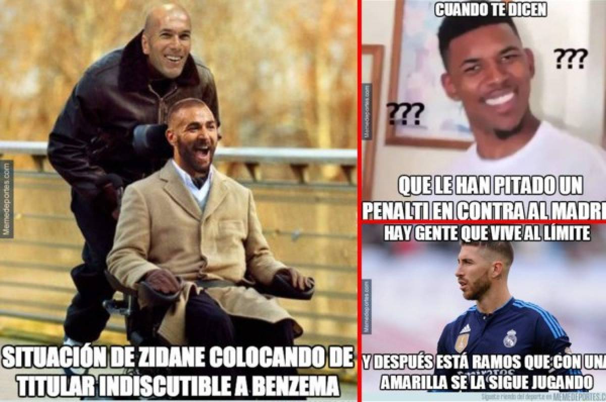Cristiano, Benzema y Ramos, blanco de burlas tras empate de real Madrid