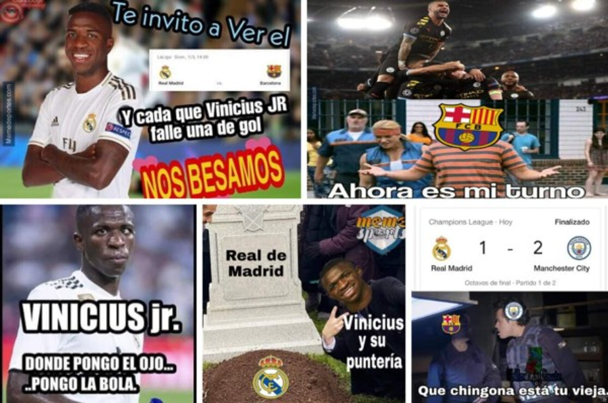 Vinicius, víctima de los memes previo al clásico español Real Madrid-Barcelona