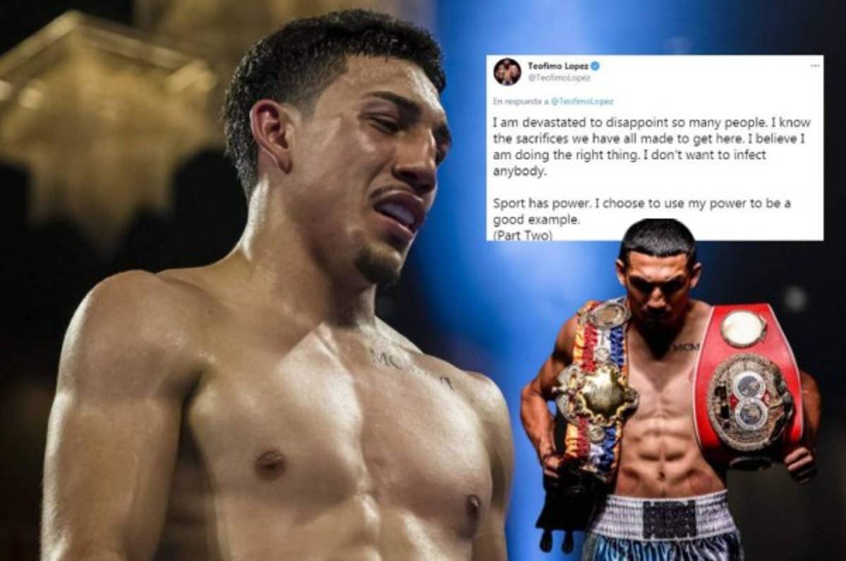 La reacción de Teófimo López tras postergar su pelea: 'Estoy devastado por decepcionar a tanta gente'  