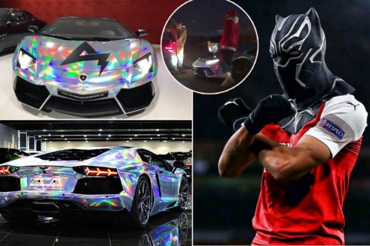 Desastre: Así es el Lamborghini cromado que chocó Aubameyang en Londres