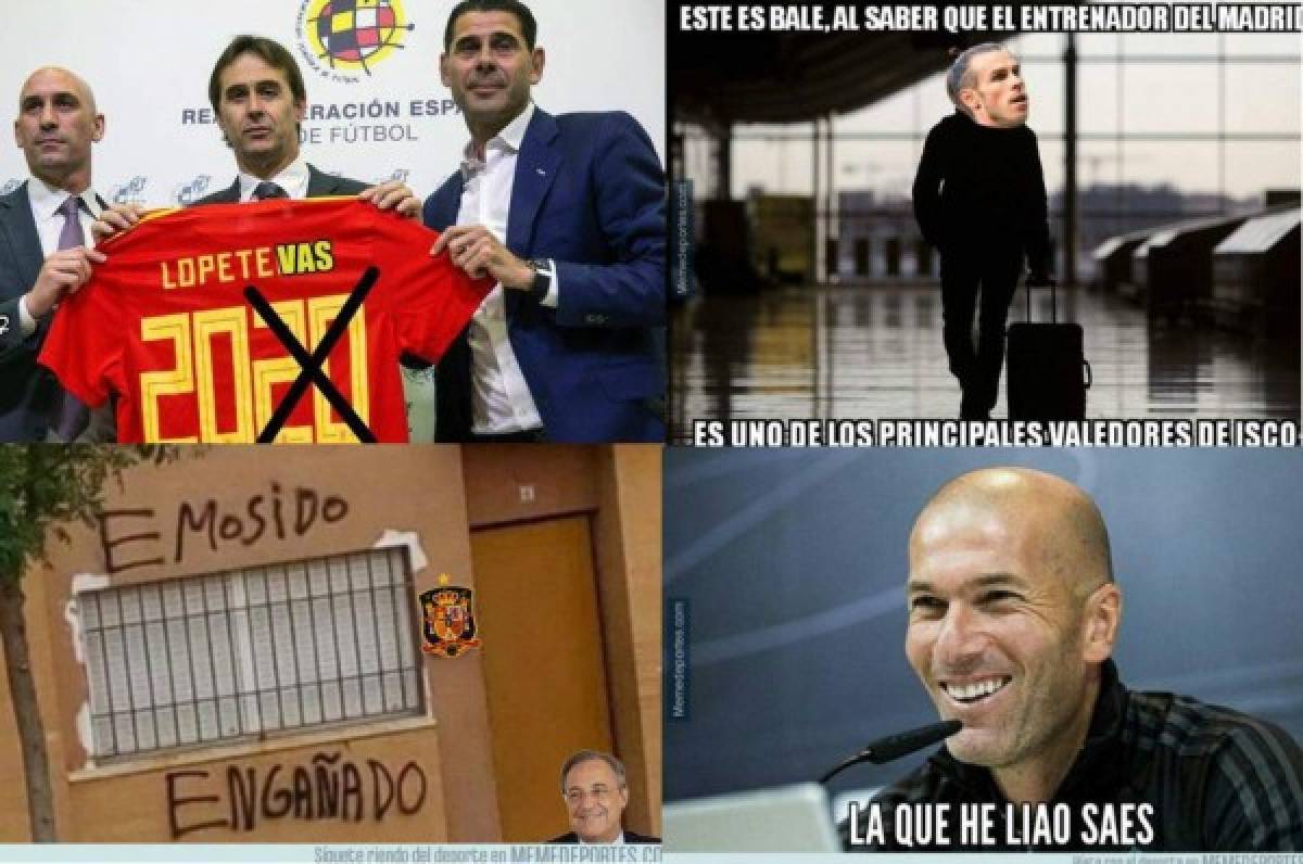 Crueles memes del despido de Lopetegui de la selección de España donde no se salva el Real Madrid