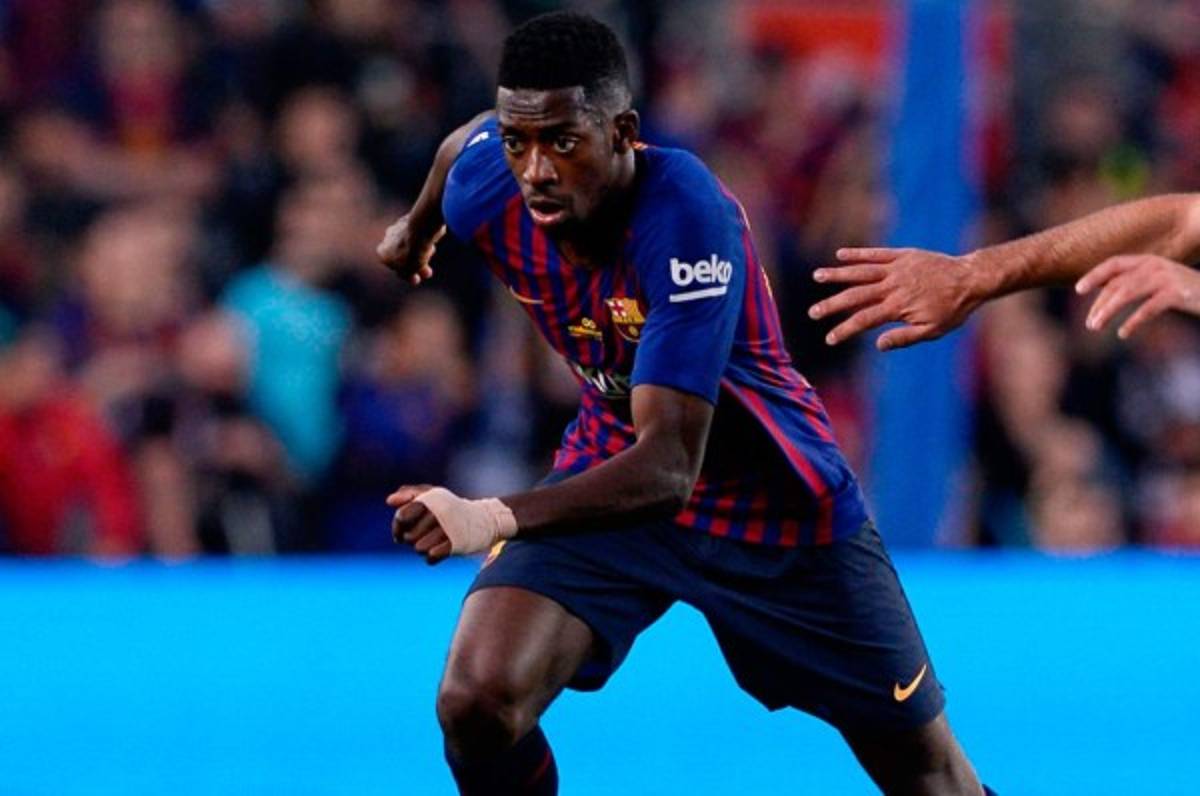 Dembélé sufrió un posible 'esguince fuerte' de tobillo, informa Valverde