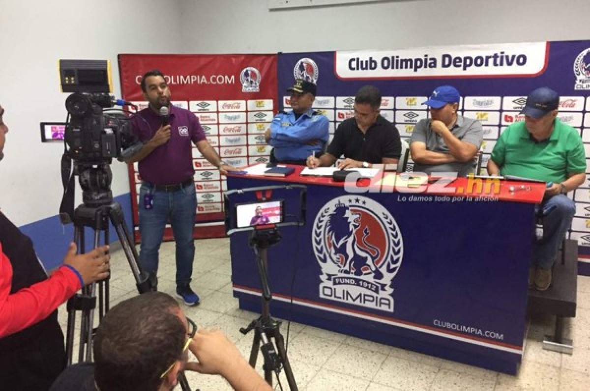 Policía Nacional recomienda ingreso de Ultra Fiel para el clásico Olimpia-Motagua
