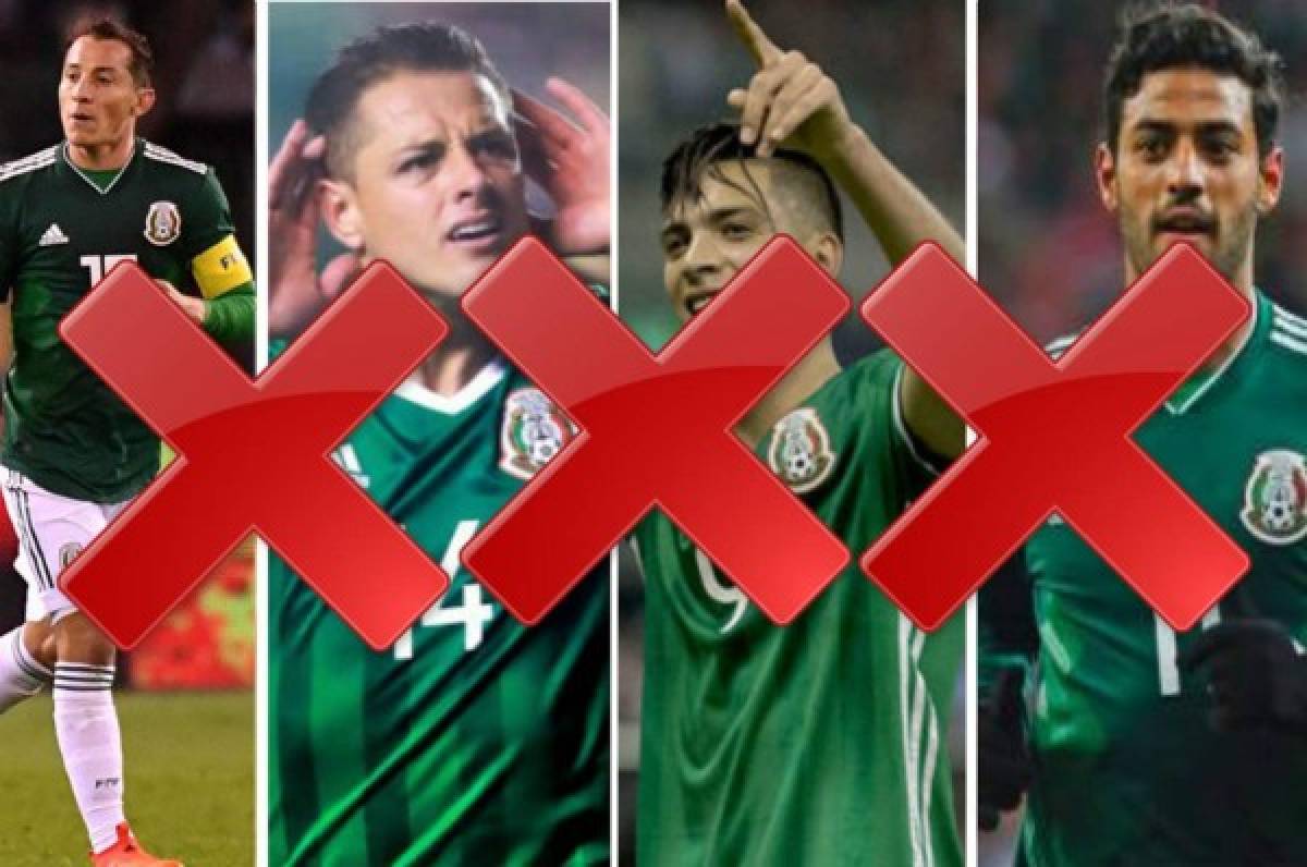BORRADOS: Los futbolistas que los aficionados ya no quieren en la selección de México
