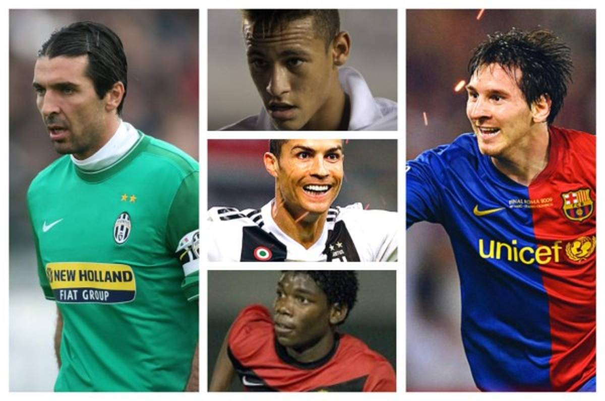 El 10 Year Challenge de los grandes futbolistas a nivel mundial