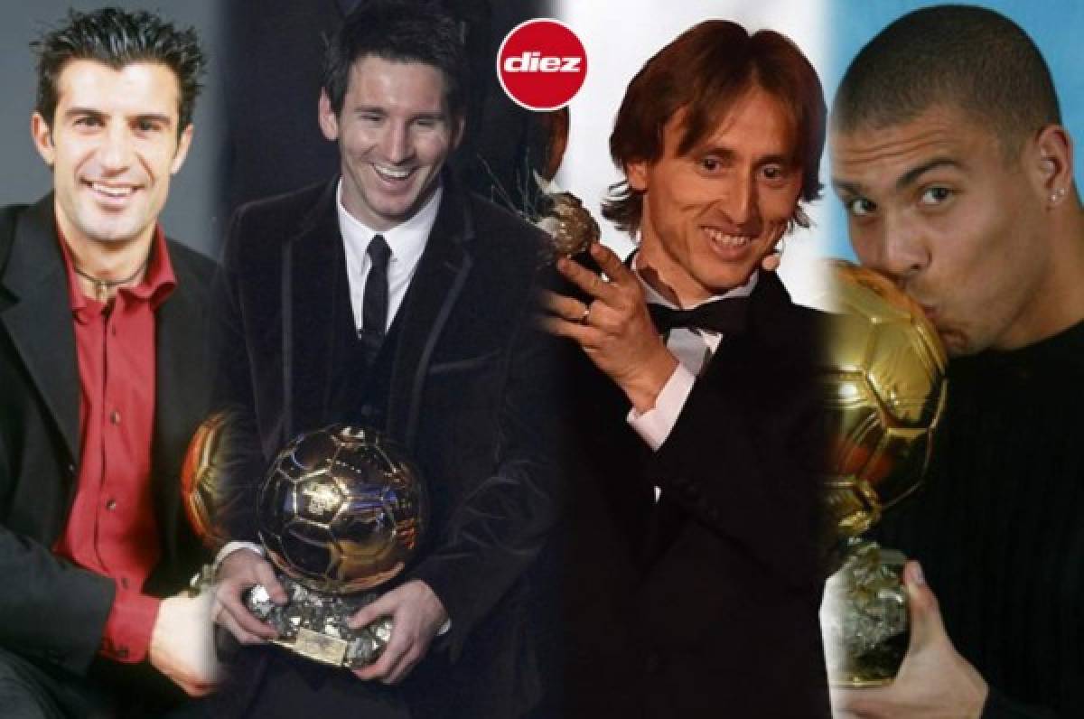 TOP: Las últimas 20 figuras que ganaron el prestigioso Balón de Oro