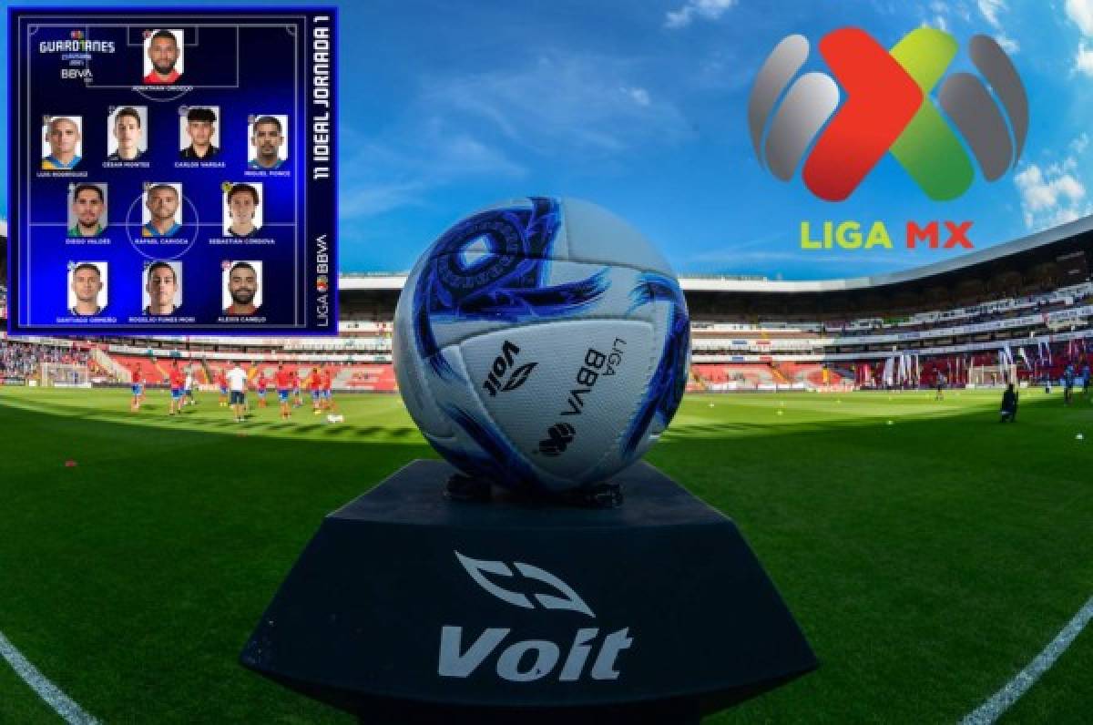 Tigres y Rayados predominan en el 11 ideal de la primera jornada de la Liga MX